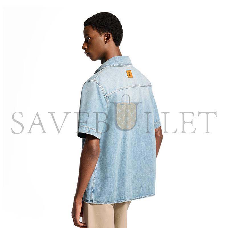 L0vis Vvtt0n SHORT-SLEEVED De*1m SHIRT 1AGJOP